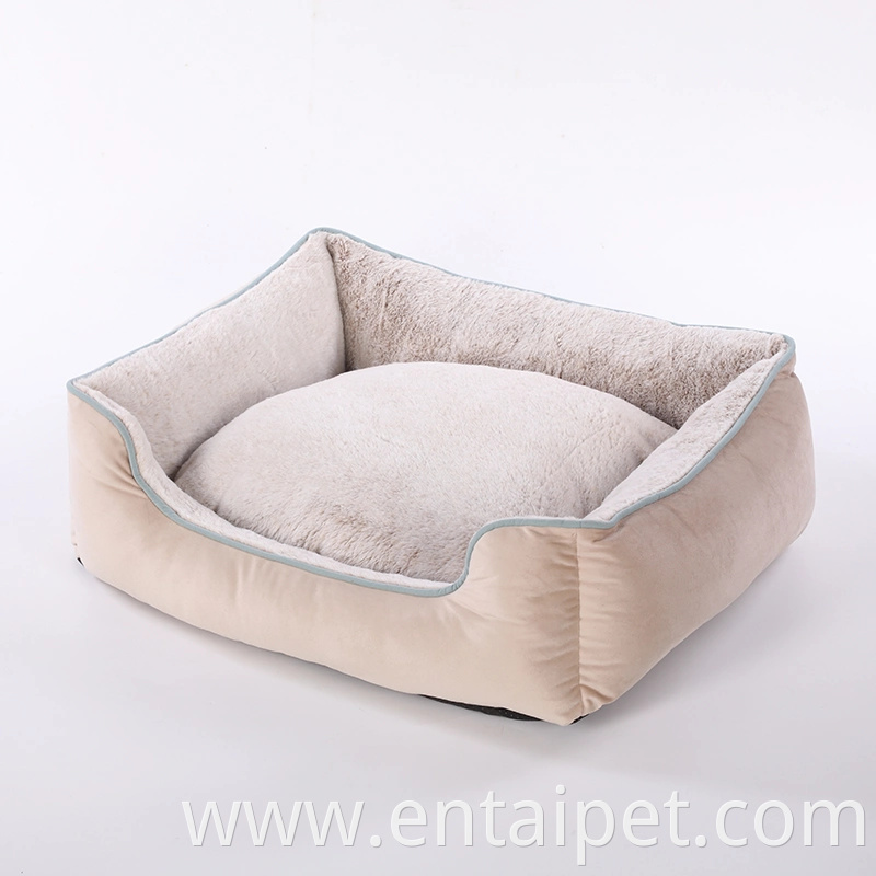 Lisi Velvet Material Hot Sale Trendy Soft Pet Dog Bed